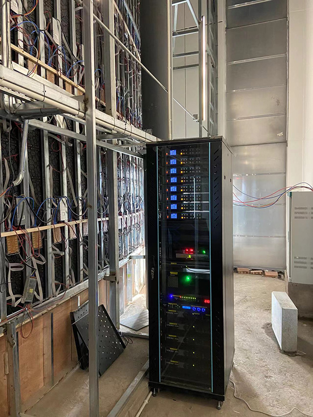 展廳led施工現場